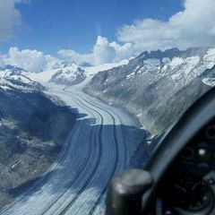 Flugwegposition um 13:39:34: Aufgenommen in der Nähe von Goms, Schweiz in 3272 Meter